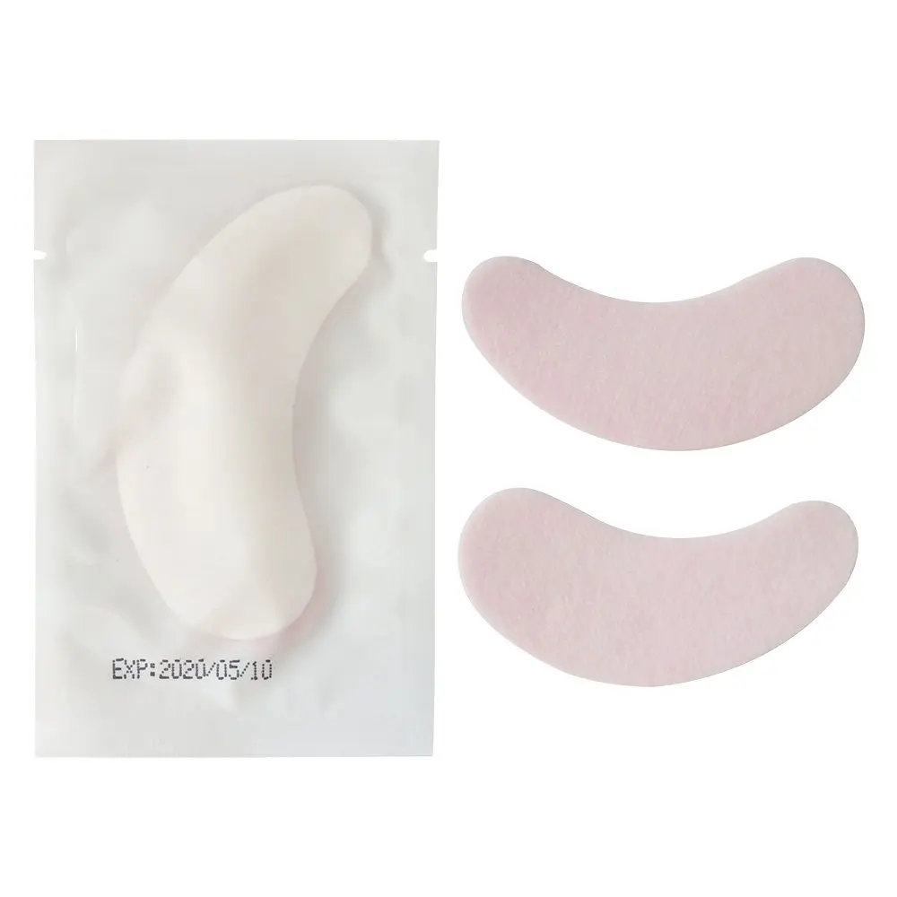 Professional 50 Pairs Eye Pads Eyelash Extension Under Eye Gel Salon Lint Free Patches Eye Mask Make-Up Tools for Eye Lashes - Цвет: 100pair