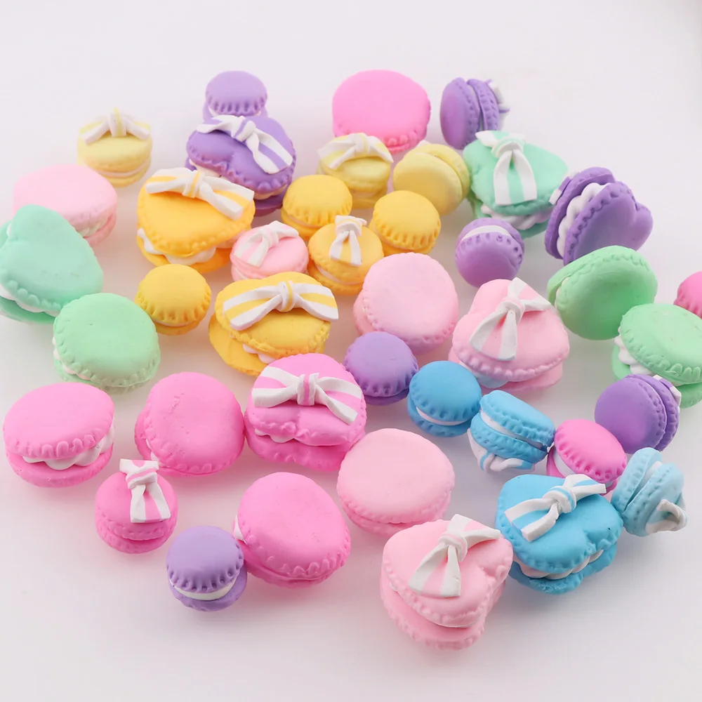 40 шт. Микс полимерной глины фотоэлемент торт сердце круглая Рождественская елка