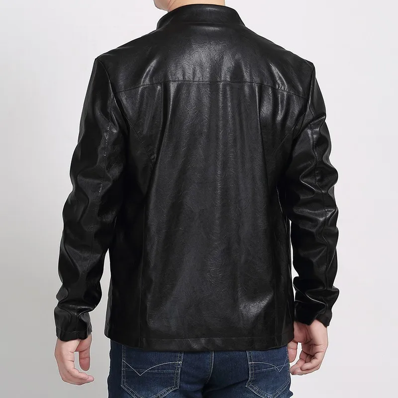 Большие размеры 7XL 6XL 5XL 4XL новая кожаная куртка, натуральная кожа, овчина, мотоциклетная Мужская куртка, кожаная мужская куртка, байкерская куртка