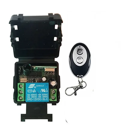 DC12V 24V 1CH 1 CH мини Беспроводной RF пульт дистанционного управления выключатель