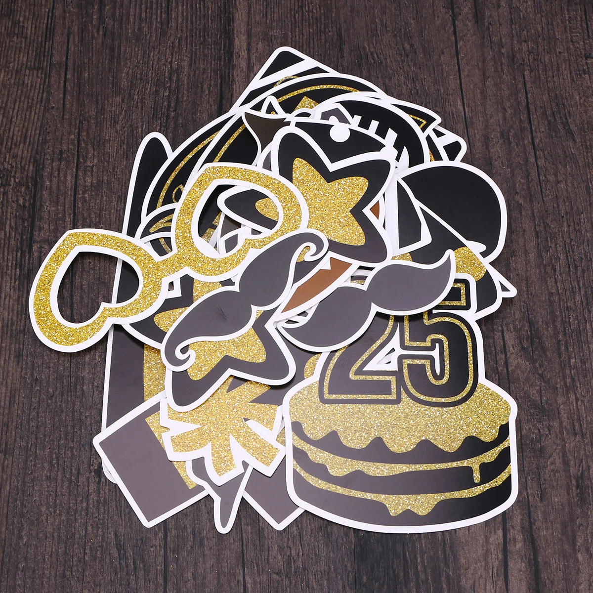 27 шт. реквизит для фотосессии на день рождения комплект 25 лет Забавный креативный