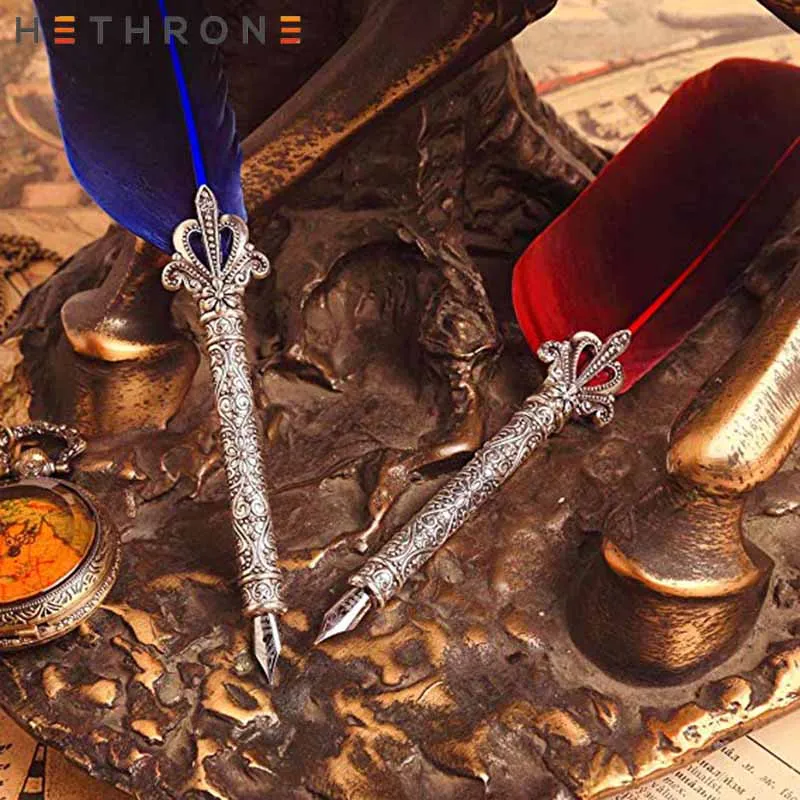 Hethrone 1 шт. набор перьев на английском языке Calligrap винтажная перьевая ручка подарок