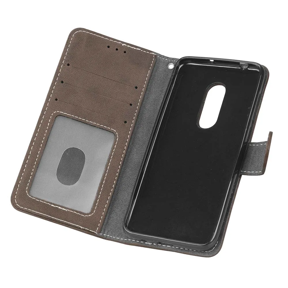 Матовый кожаный чехол для Alcatel 1X 5 3 дюйма бампер телефона 1 X 5059D 2018 кошелек с