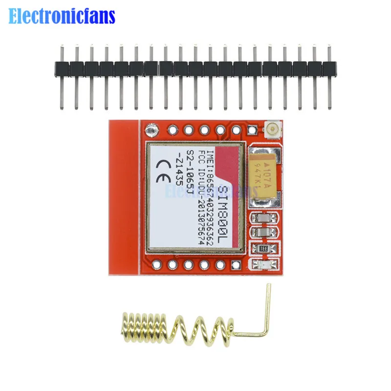 5 шт./лот мини маленький SIM800L GPRS GSM модуль карта MicroSIM Core плата четырехдиапазонный TTL