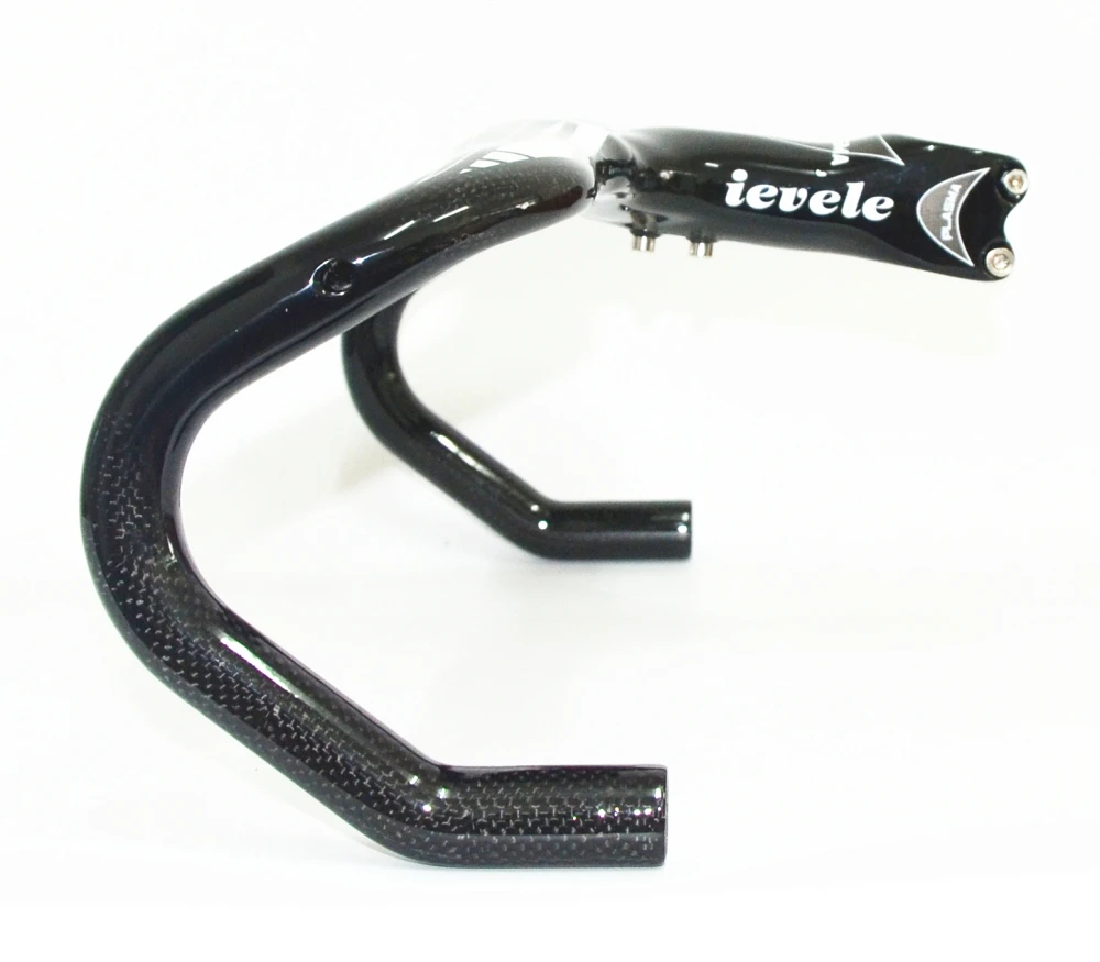 Ievele полностью углеродное волокно дорожный велосипед Интегрированный руль с 28 6