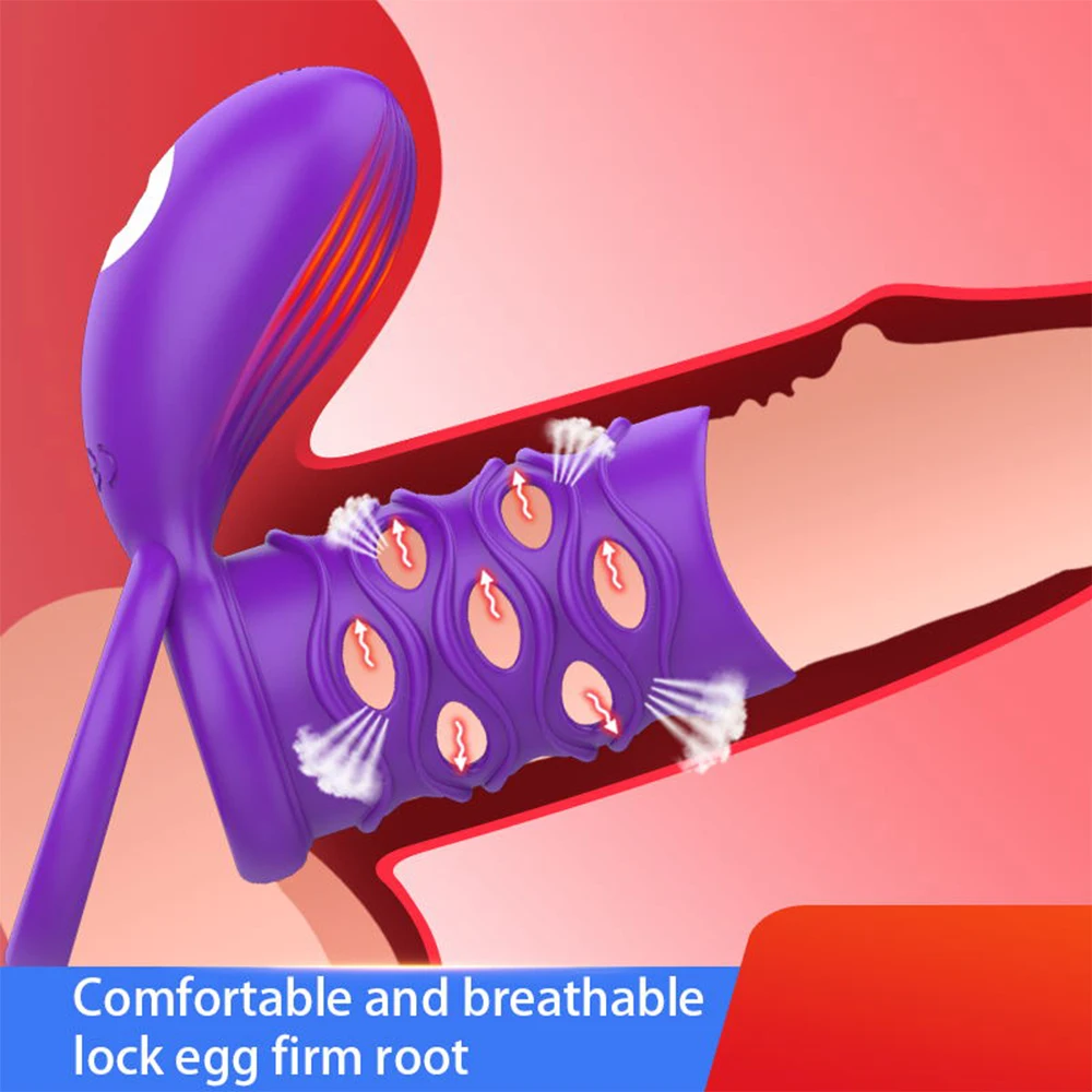 Стимулятор точки G для стимуляции клитора Пояс верности пениса кольцо вибратор