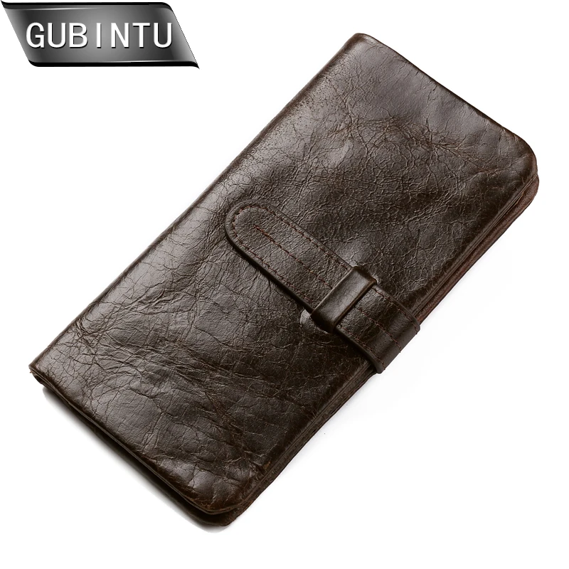 GUBINTU 2019 кошельки из натуральной кожи высококачественный клатч винтажный стиль
