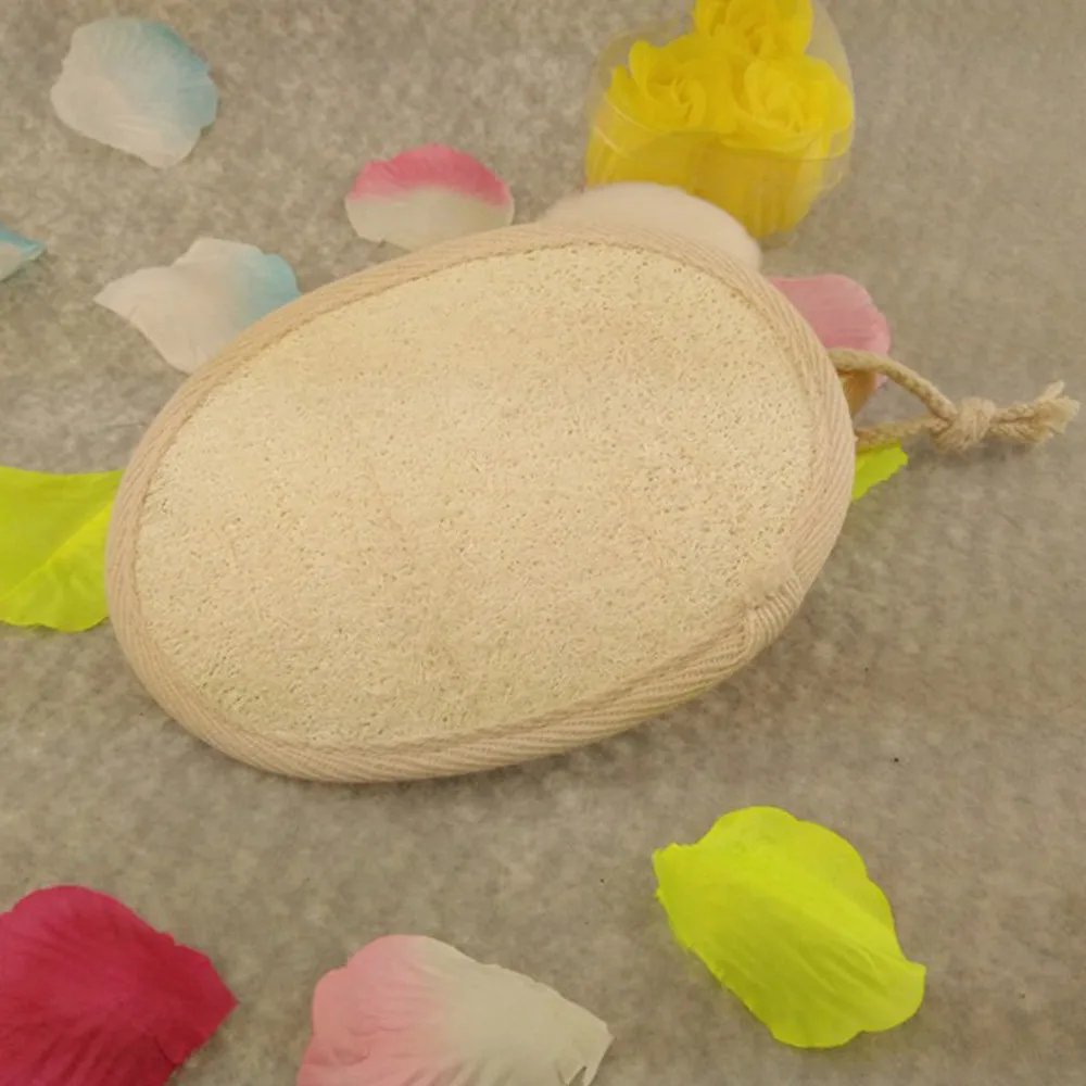 

Natural Loofah Bath Shower Sponge Body Scrubber Exfoliator Washing Pad Lightweight Durable Breathable Soft Non toxic practical