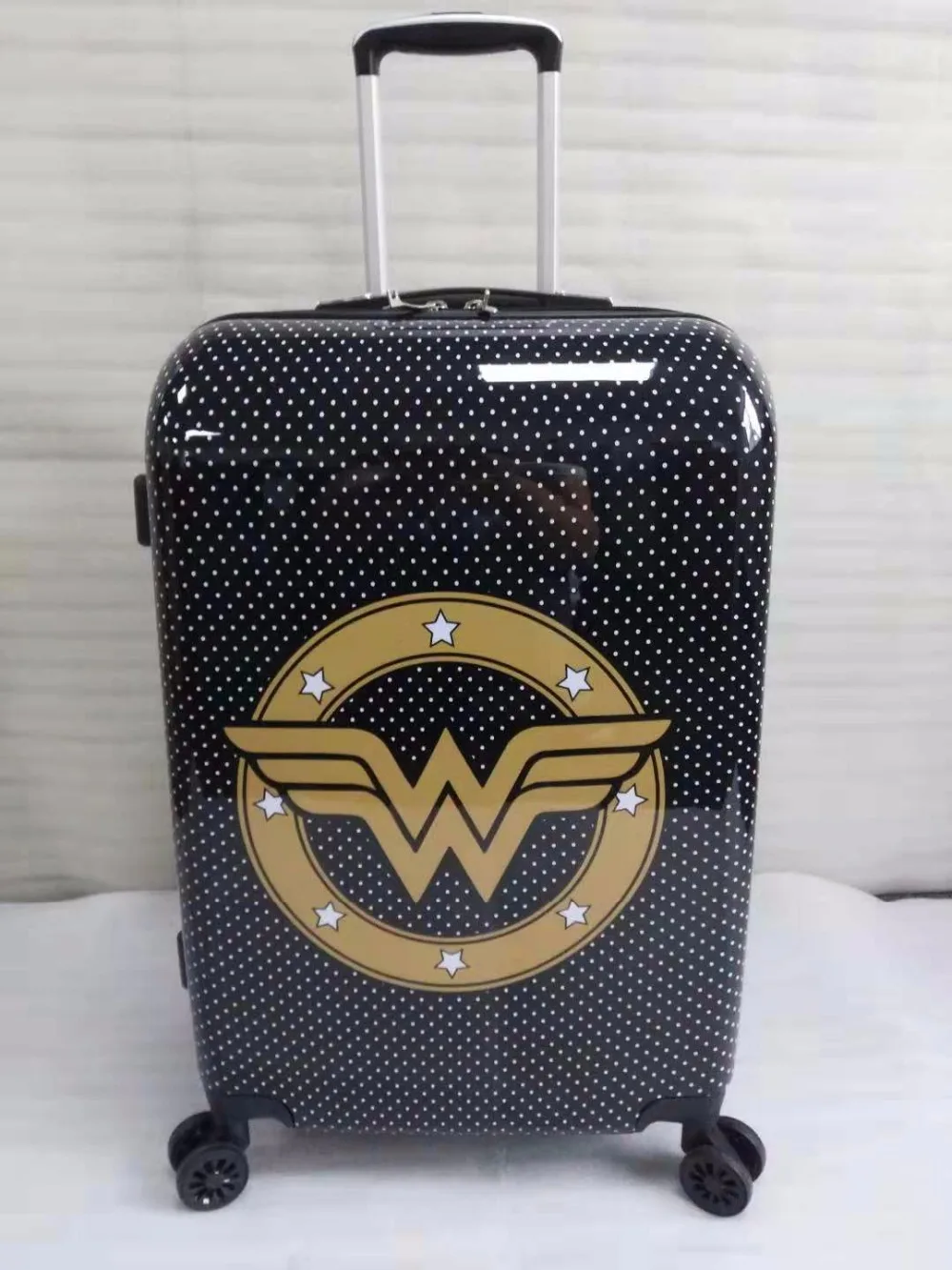 DC hero чудо-женщина чемодан PC пансион чемодан на колёсиках Spinner брендовые дорожные чемоданы