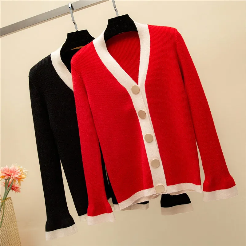 2018 новый стиль осень кардиган небольшой ароматный ветер свитер женские короткие