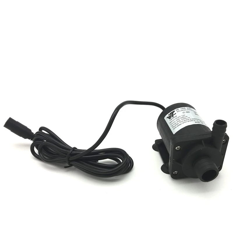 Новый солнечный DC 12V 24V циркуляционный насос горячей воды бесщеточный мотор для