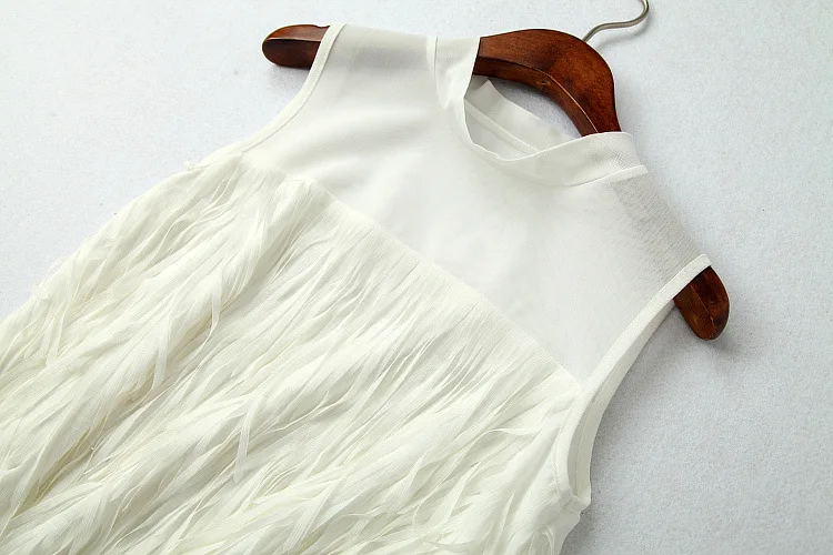 Платье женское Сетчатое с воротником-стойкой в стиле пэчворк ТРАПЕЦИЕВИДНОЕ без