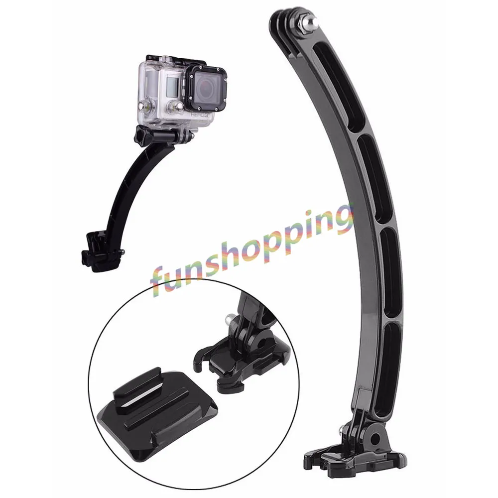 Мотоциклетный шлем для велоспорта удлинитель крепление набор изогнутое клейкое