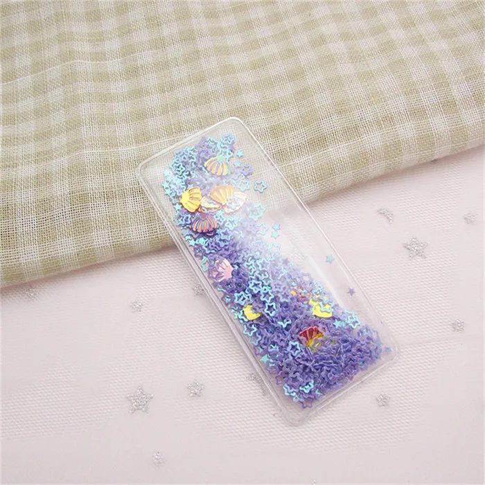 purple 10 шт./лот, 9*3,8 см, Прозрачный квадратный BB зажим, крышка, звезда, блестки, плавные патчи, аппликации для детей, заколки для волос, аксессуары - Цвет: purple