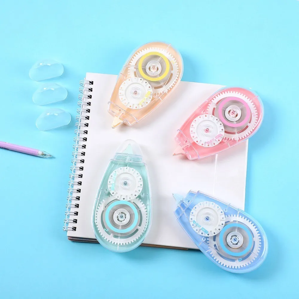 1 шт., 5 мм X 25 м, милая Корректирующая лента для конфет, Kawaii, прозрачный корректор высокой емкости, Модифицированная лента, школьные принадлежности, канцелярские принадлежности