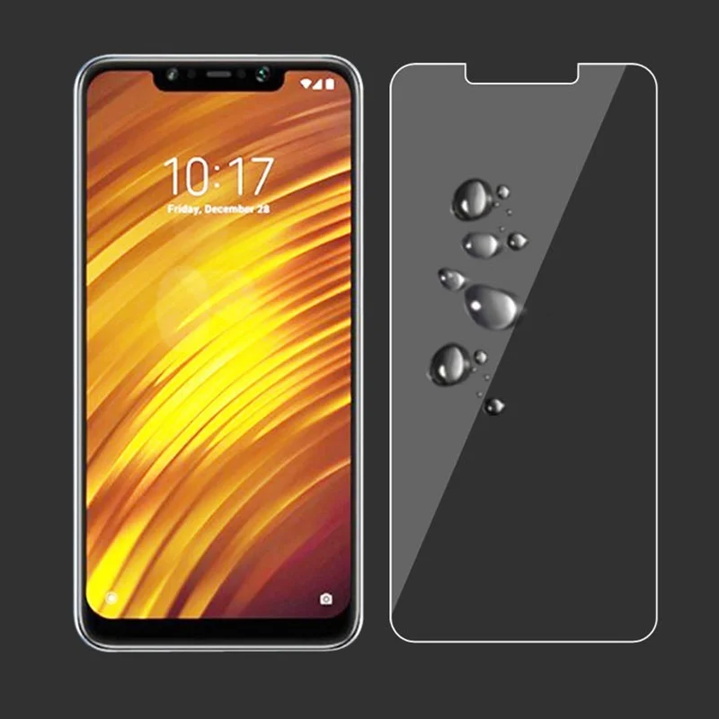 Закаленное стекло для глобальной версии Xiaomi POCOPHONE F1 6 ГБ 128 POCO Snapdragon 845 18 &quot9 H