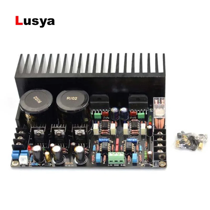 LM3886 JRC5534DD OP07 Max Выход Мощность 2x68 Вт с функцией подачи Хай-Фай музыки и аудио DIY усилитель радиатора доска B4-001