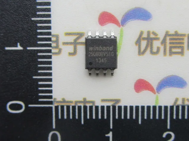 20 ШТ. Чип ФЛЭШ SPI W25Q80DVSSIG памяти оригинальный SOP-8 | Электронные компоненты и