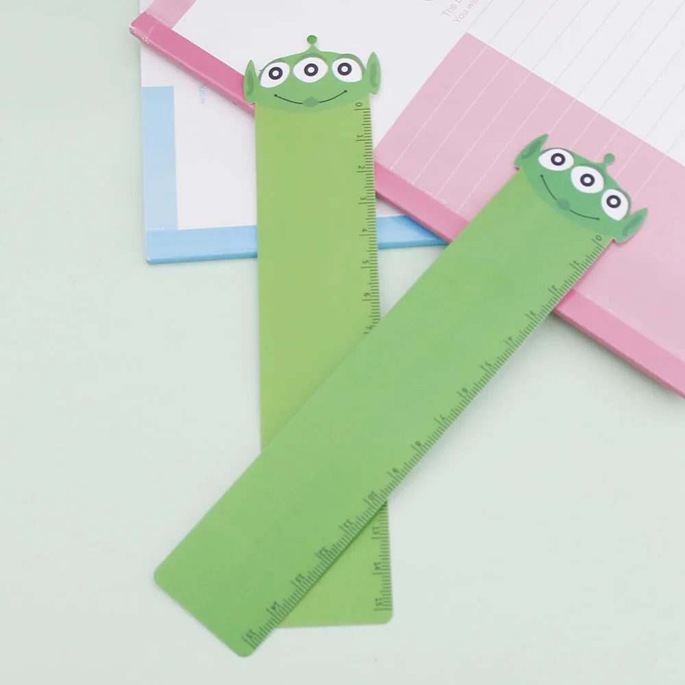 

2PCS Random New Cute Cartoon Rabbit Panda Animal Series Rulers Drawing Straight Ruler for Kid School Gift Plastic Ruler