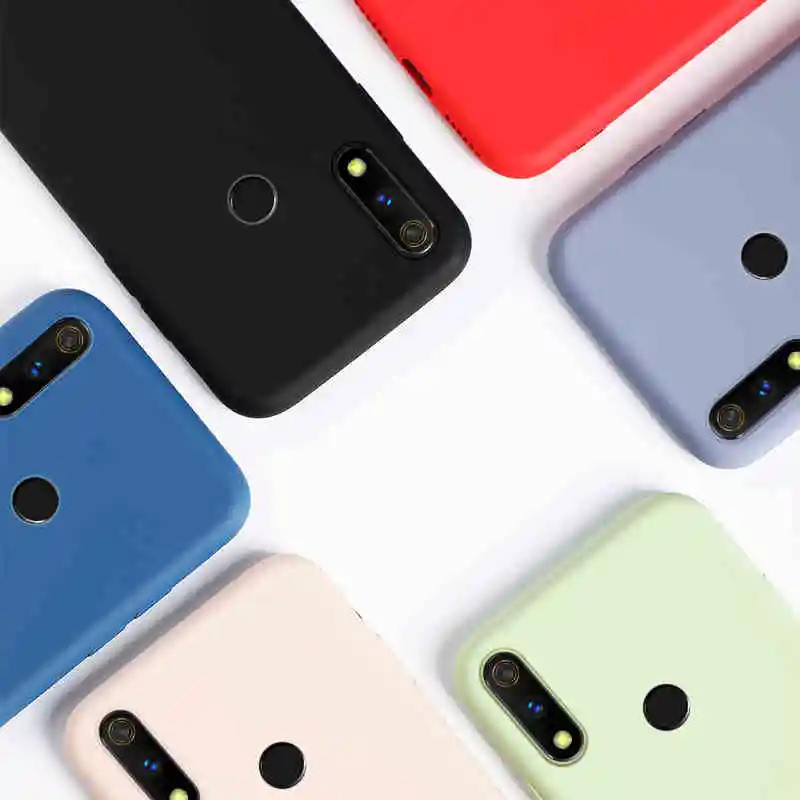 Для OPPO Realme 3 Pro жидкий силиконовый чехол для телефона X lite Realme3 Мягкий Силиконовый