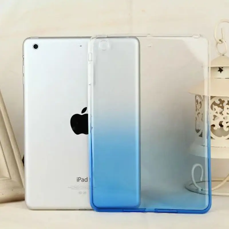 Для iPad Mini 1 2 3 retina чехол силиконовая Мягкая задняя крышка ультра тонкий прозрачный