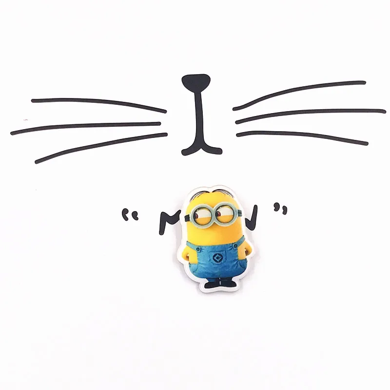 1 шт. Kawaii Мультяшные значки Акриловые броши значки булавка на рюкзак DIY ткань одежда сумки декоративные броши подарки для детей - Цвет: Лазерный