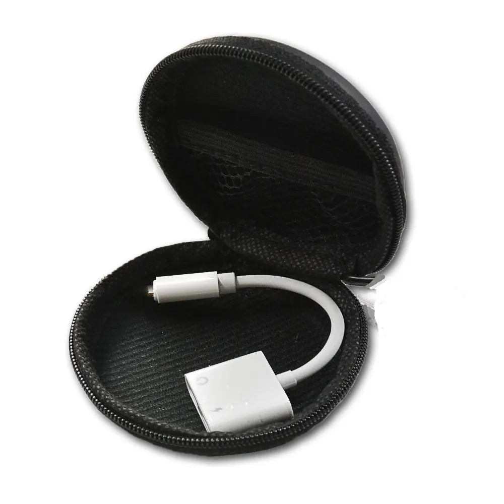 Двойной для lightning Jack AUX Наушники Adaptador IOS 12,3 для iPhone 7 8 Plus XS Max X Двойной наушников аудио Зарядный Кабель-адаптер