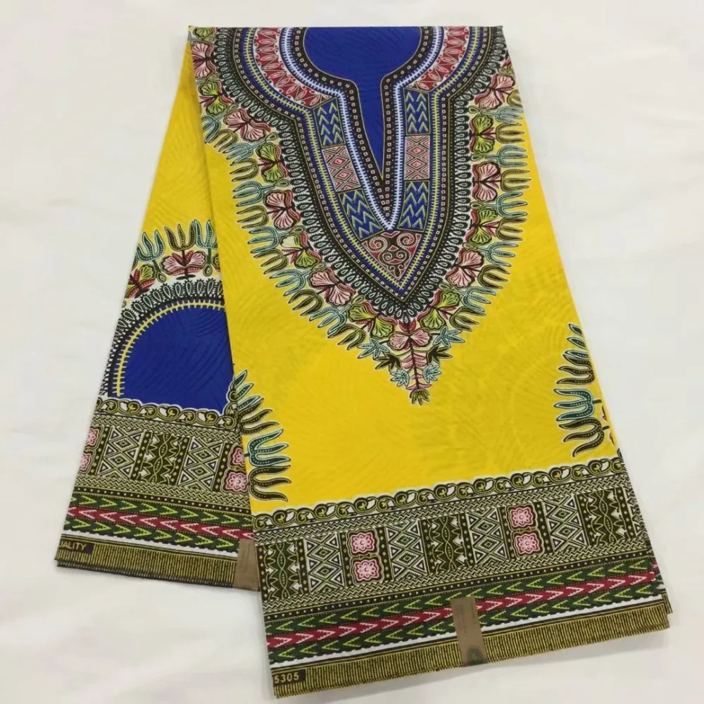 Дашики восковая ткань 2018 африканская для платья java печать хлопчатобумажная