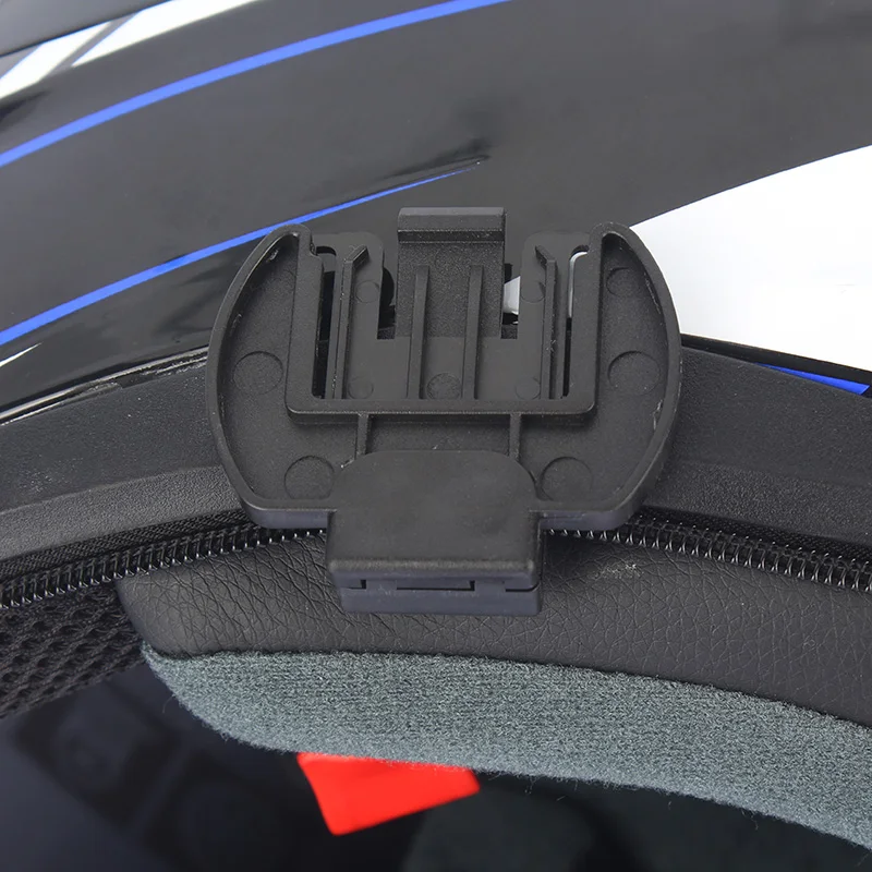 4 шт. V4 V6 шлем зажим Кронштейн Bluetooth мотоциклетный домофон гарнитура кронштейн