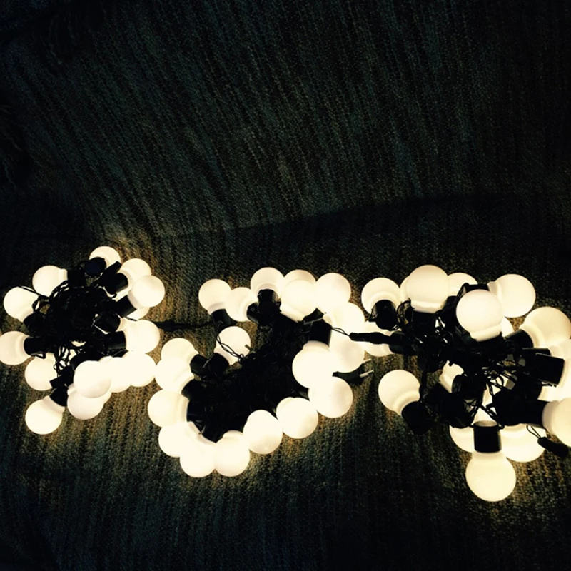 Новинка 20 LED G45 Глобус Соединительная гирлянда из шариковых ламп для вечеринки