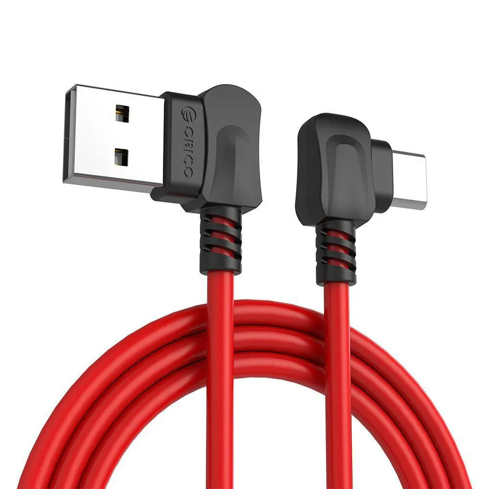 Кабель ORICO usb type-C для быстрой зарядки samsung Note8 S8 Xiaomi Mi 4C, кабель type-C для мобильного телефона, кабель usb type-C для зарядного устройства - Цвет: RED