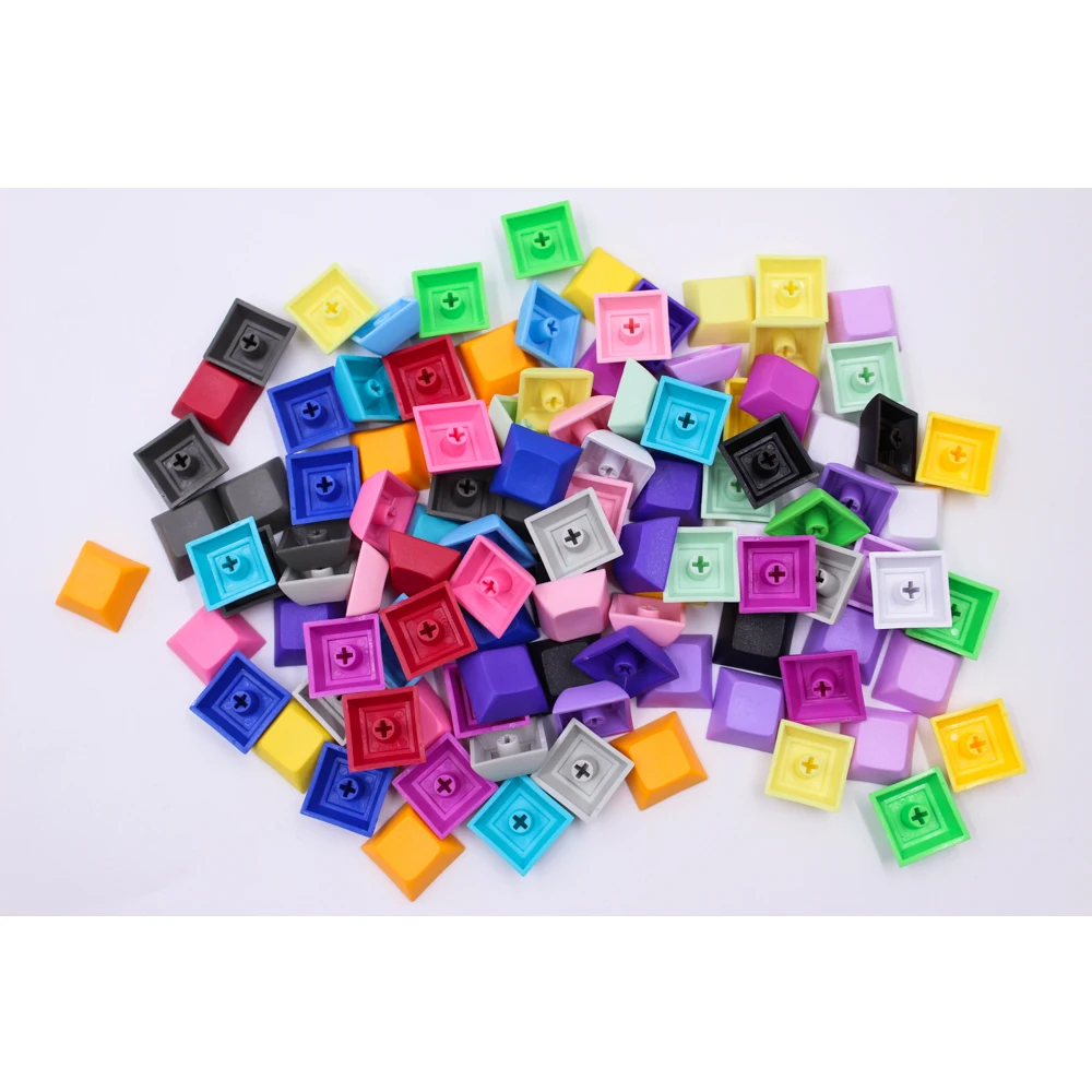 MP 1U DSA ключи PBT пустой Keycap смешанные цвета Cherry MX Переключатель колпачки для проводной USB Механическая игровая клавиатура