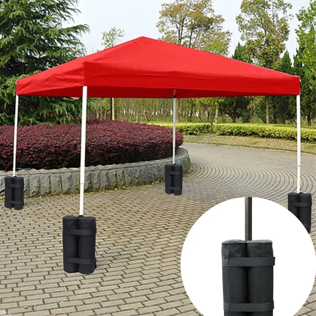 New Outdoor Travel Hiking Tent Fixed Kit Sandbag Black Parasol Camping | Спорт и развлечения