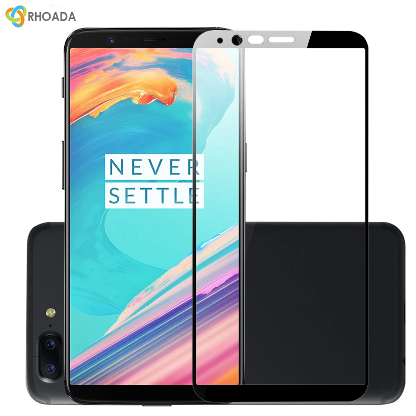 RHOADA полное закаленное стекло для OnePlus 5T 5 9H Взрывозащищенная защитная пленка