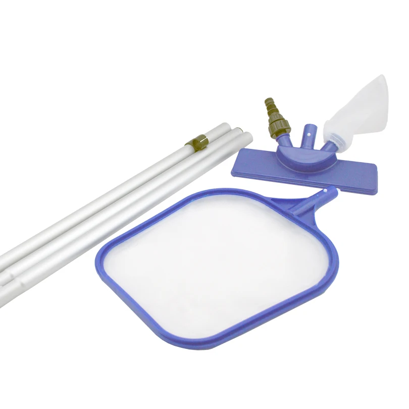Набор для ухода за бассейном 80 дюймов ручной пылесос скиммер 58013|pool cleaning|swimming pool