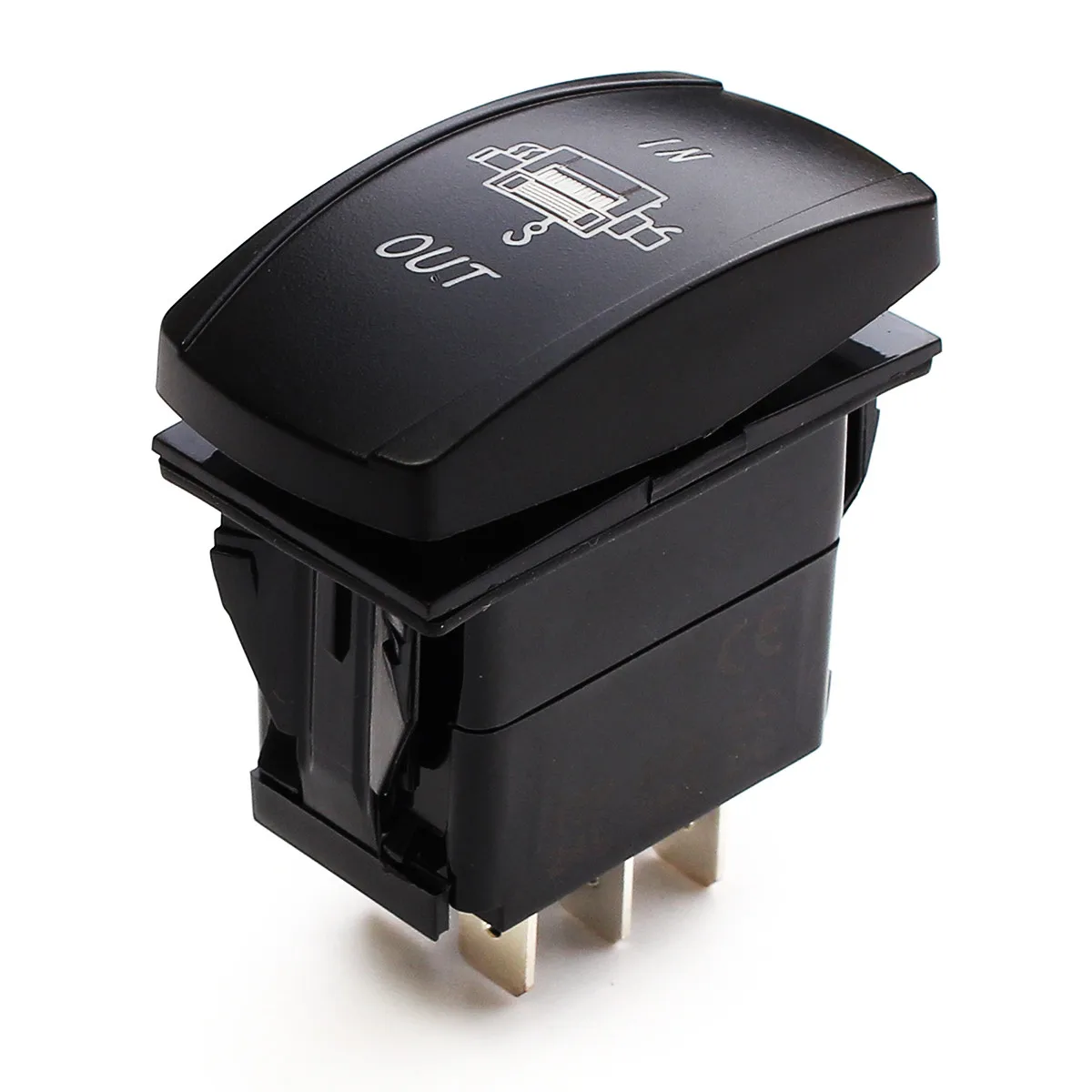 Водонепроницаемый Синяя светодиодная лебедка вход/выход кулисный переключатель