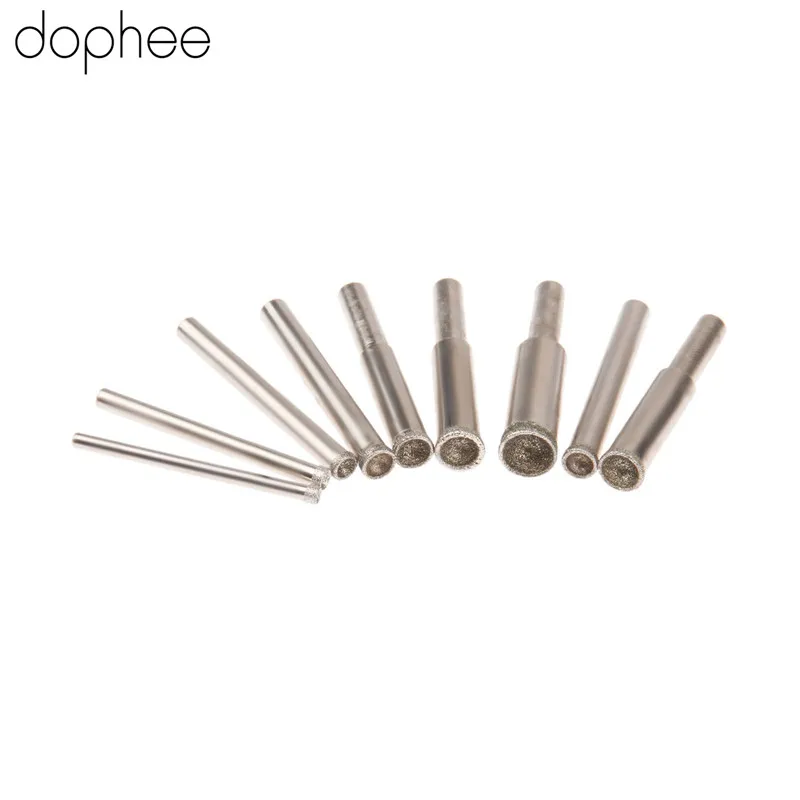 Dophee 7 шт. Алмазный монтажный точечный Сферический вогнутый наконечник