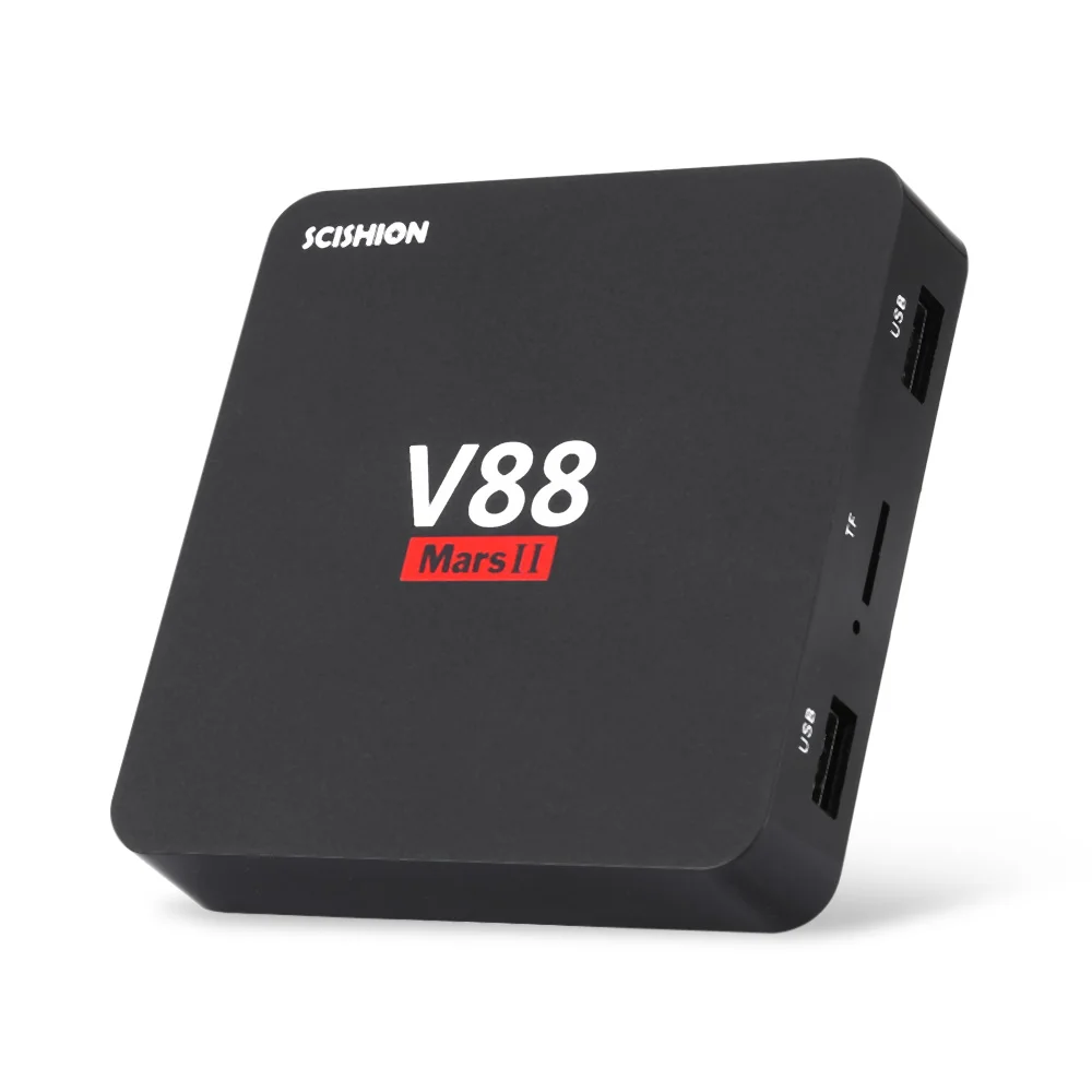 SCISHION V88 Mars II Android TV Box 6.0 RK3229 Quad-Core 2G/8G Mini PC WiFi & LAN VP9 DLNA Miracast H.265 Media Player | Электроника