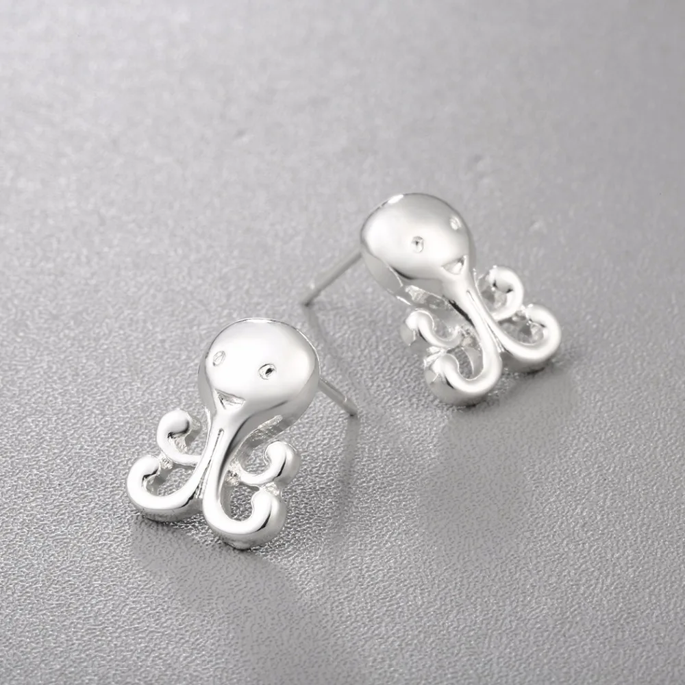 Женские серьги гвоздики осьминог в стиле хип хоп|stud earrings|stud earrings for womenearrings women |