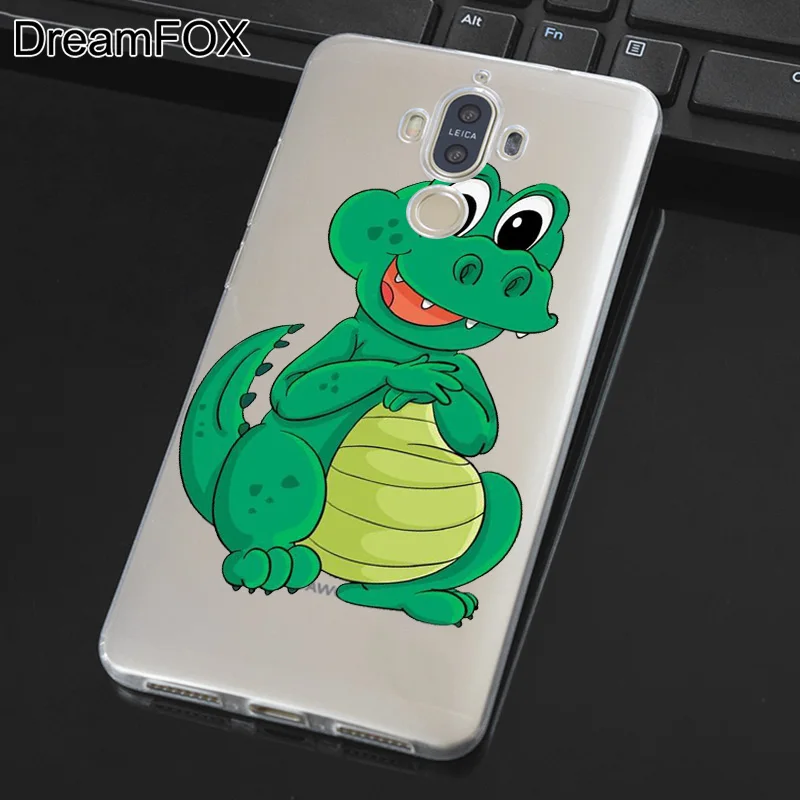 DREAMFOX L282 Fashion Dinosaur Design Soft TPU Silicone Case Cover For Huawei Mate G 7 8 9 10 Nova 2 Lite Pro Plus |