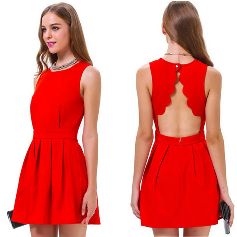 2018 летнее Новое повседневное женское платье трапециевидной формы с круглым