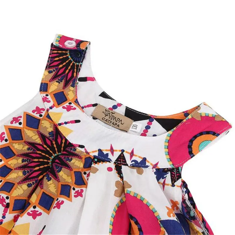 Hot Selling New 2017 Summer Sleeveless Girls Green+White Dress Baby Flower Princess Wedding Party Kids | Детская одежда и обувь