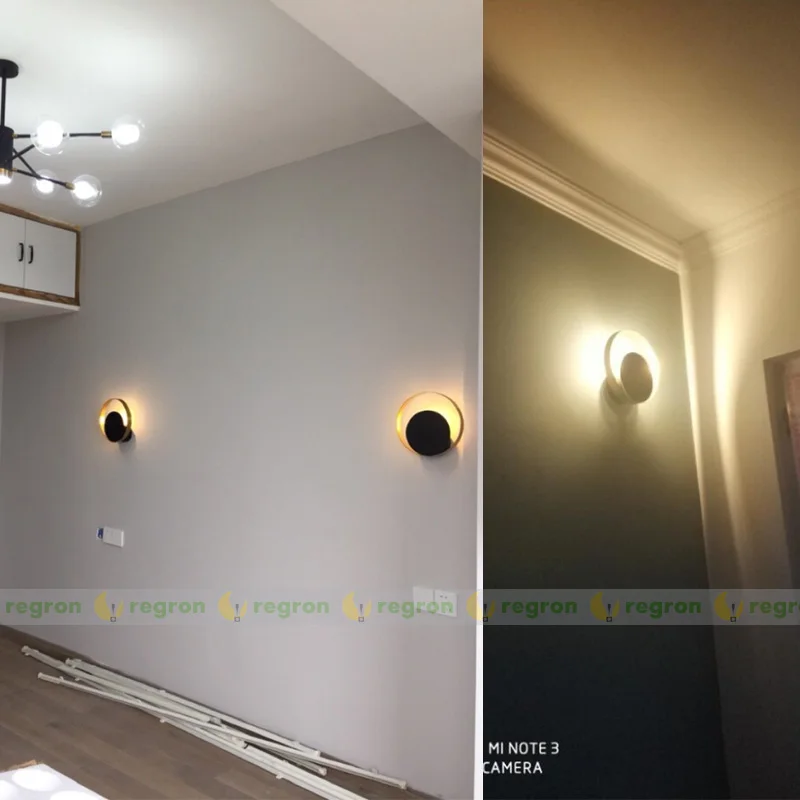 Скандинавское бра настенные светильники Современная гостиная круглая настенная