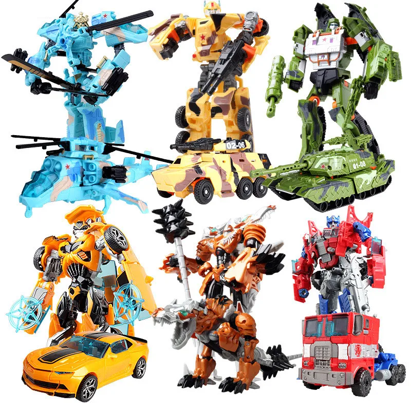 19cm Transformation Car Robot Dinosaur Deformation Tobot Toy Optimus Action Figures Gifts Model Children Super Hero