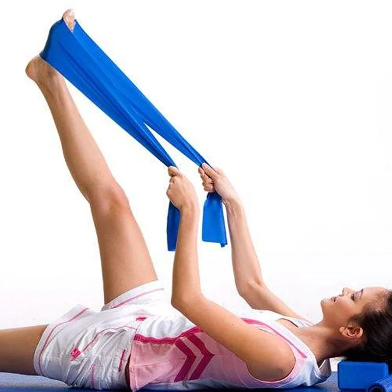 BlueSong YOGA эластичная лента Натяжная 1,5 м Йога, Пилатес, стрейч-лента для упражнений фитнес-тренировка йога растягивающийся пояс