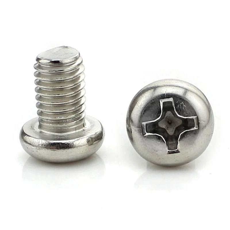 DSHA M3x10mm 316 нержавеющая сталь Phillips головка сковороды винты крепежные 50 шт|Гайки| |