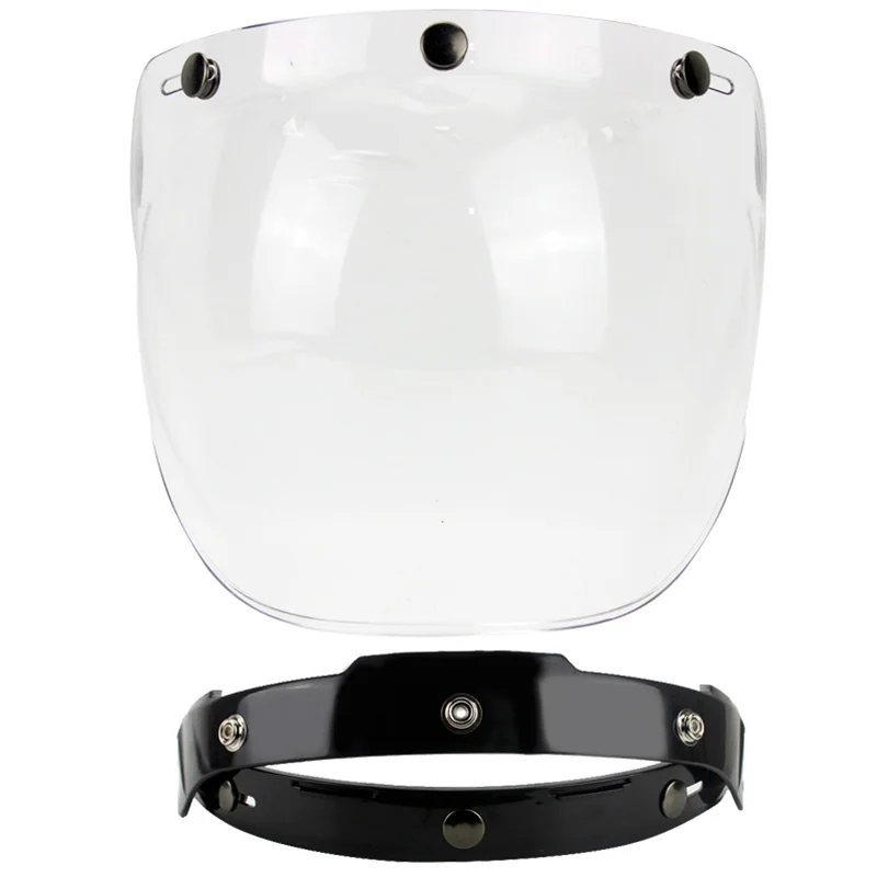 DERI Универсальный мотоциклетный шлем винтажный откидной объектив пузырьковый