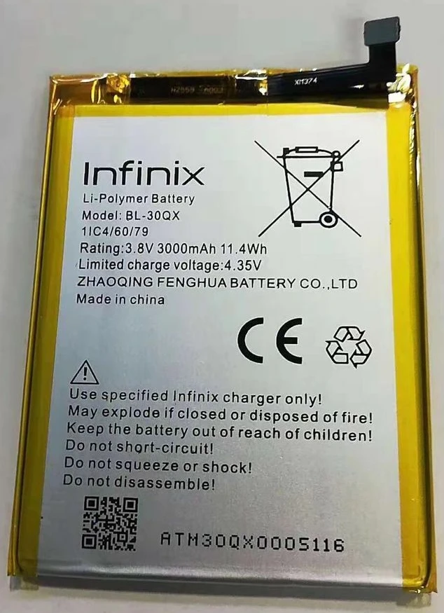 3 8 В 3000 мАч сменная батарея для Infinix Hot S X521 X 521 BL 30QX Bateria батареи сотового