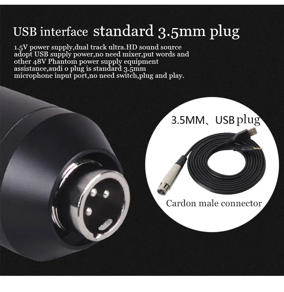 MK F100TL проводной микрофон ручной микрофон для записи видео USB PC конденсаторный микрофон с шумоподавлением с подставкой для компьютера