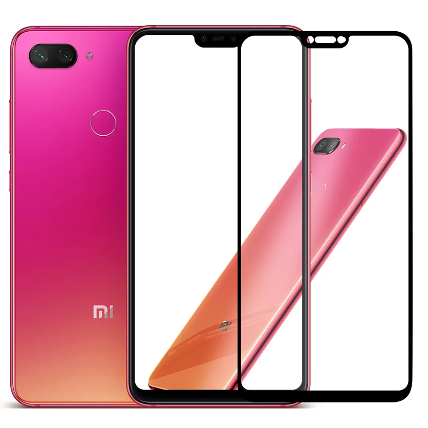 

25 Pcs/Lot Full Coverage Screen Protector For Xiaomi Mi 8 Lite Scratch Proof Protective Film Tempered Glass For Xiaomi 8 Lite